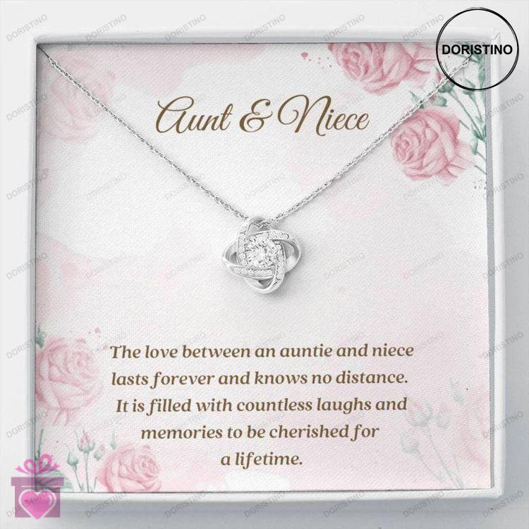 Aunt Necklace Niece Necklace Aunt Niece Necklace Gift  Best Aunt Gift  Niece Necklace  Love Knot Doristino Trending Necklace